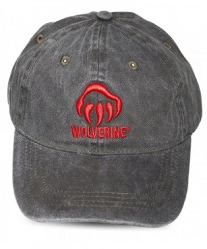 Wolverine Baseball Cap Gray Red