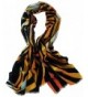 Veniroc Women Cashmere Scarf Hand Painted Artistic Scarves Lightweight Shawl Wraps - Stripe - CV12NGC2EV5