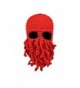 Fan008 Windproof Warm Knitted Beanie Hat Cap Funny Tentacle Octopus Ski Face Mask - Red - CH12NDZCRCS