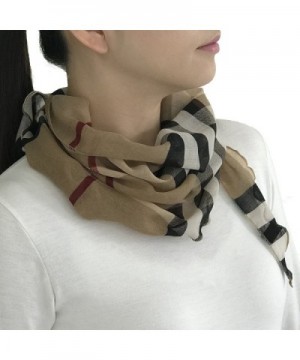 Womens Exploded Triangle Check Scarf in Fashion Scarves