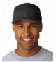 Flexfit Six Panel Mid Crown Twill Blend Cap - Black - CR12GNRLAFN