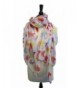 Fluffy Layers Fashion Scarves ( Horses and Chicken Prints) - White Chicken Print - CK12MYIH9E5