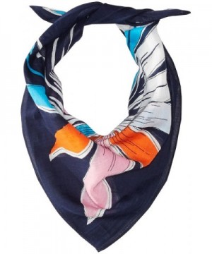 Echo Women's Floral Bandana Scarf - Navy - CX12OI1FE4U