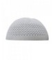 TheKufi White Open-Weave Nylon Stretchy Kufi Hat Skull Cap Beanie - CN17YCXXWCT