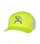 Hooey Hat 'Trap' Golf Hat-Neon Green/White FlexFit - C812EBYDL5D