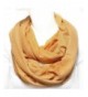 Scarfand Super Soft Knit Solid Infinity Scarf - Mustard - CY11BSNX8NL