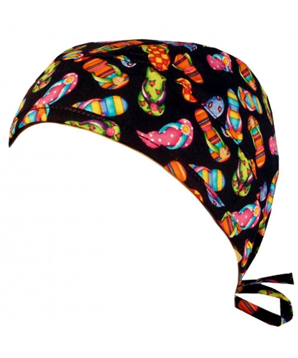 Medical Skull Cap - Tossed Flip Flops - CT12ELCTX0H