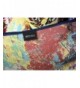 Female Square Inches Carmine Landscape in Fashion Scarves