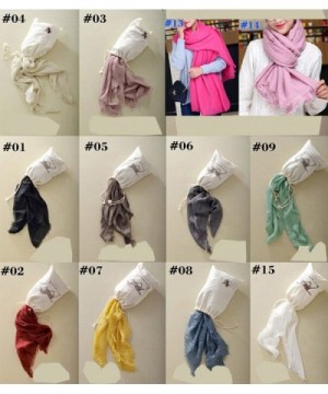 Warmword Oversized Cotton Scarfs Colors