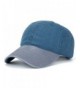 HH HOFNEN Washed Cotton Baseball Cap Pigment-Dyed Distressed Dad Visor Hat - Grey+navy - CF1868KRC4X