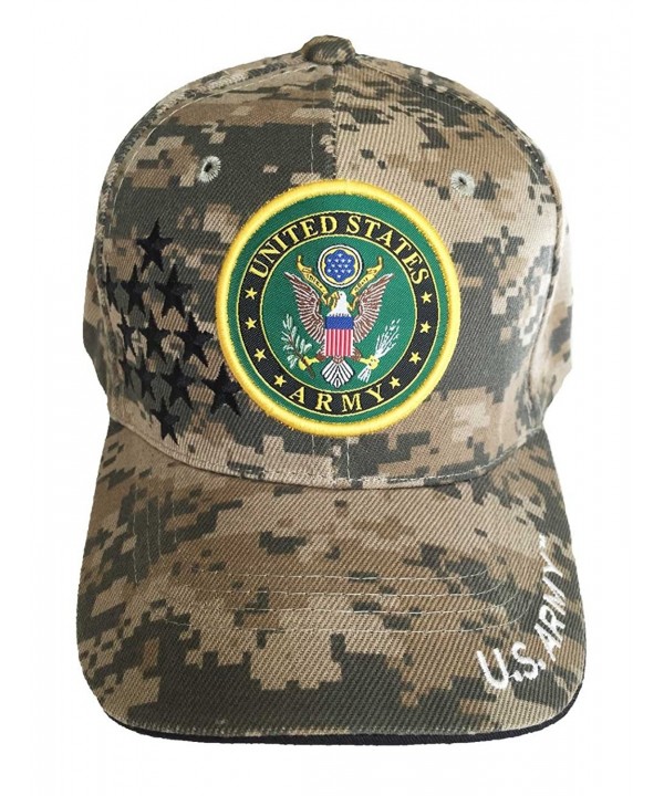 Aesthetinc U.S. Military Army Baseball Cap Officially Licensed Sealed - Camouflage Stars - CW11XUUXDG7