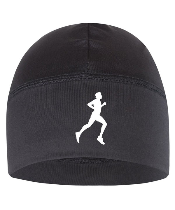 Gone For a Run Run Technology Beanie Performance Hat - Male Runner - White - CC12CWOSMG7