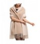 Saferin Cashmere Winter Shawl 26 Khaki - Double-faced Khaki and Beige Thick 400g - CQ120D03KWN