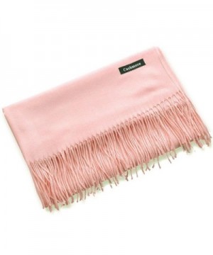 New Imitation Cashmere Thicker Women's Fashion Long Shawl Long Winter Warm Scarf - Light Pink - CJ186UUA324