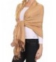 Sakkas Jenae Ranunculus Flower Dot silky Pashmina/ Shawl/ Wrap/ Stole - Beige - CQ124T20CB3