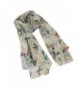 HENGSONG Butterfly Chiffon Scarves 61x23inches