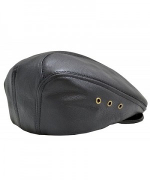 PEBBLED COWHIDE LEATHER DRIVER VARIOUS in Men's Newsboy Caps