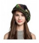 Maitose Women's Scottish Plaid Wool Peaked Cap Beret - Green - CP1293F25JX