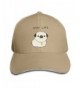 Pug Life Unisex Casual Coloring Adjustable Trucker Fashion Sandwich Cap - Natural - CK184YM93DU