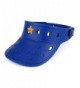 Trendy Apparel Shop Durable Adjustable Floatable Foam Visor Hat With Starfish Snap Charm - Navy - C617YYR7AC6
