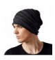 Kenmont Autumn Winter Men Warm 100% Cotton Outdoor Beanie Hat Skull Slouch Cap - Black Grey - CF11OYIN7MJ