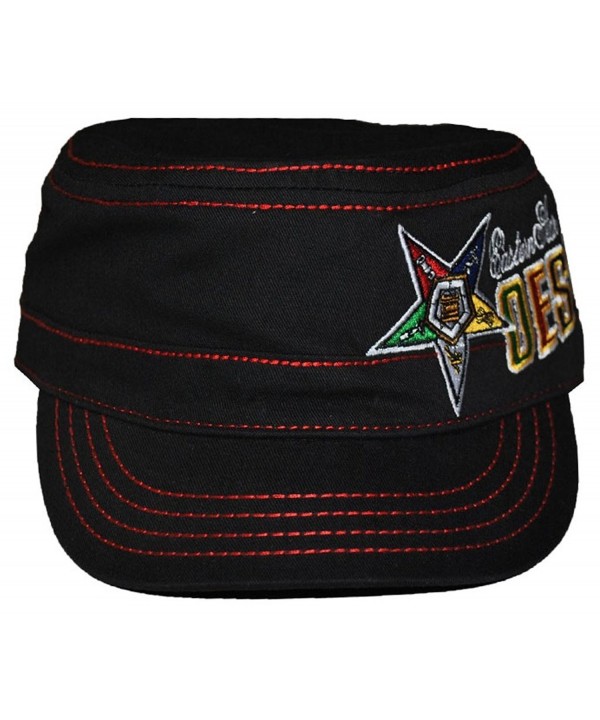 Order Of the Eastern Star Womens Adjustable Captain Cap Black - CA12NTD1JWI