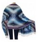 Maple Clothing India Womens Scarves Shawls Pure Wool Gift (84 x 28 inches) - Blue 4 - CW182DGSLUG