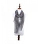Women's Lightweight Fashion Scarf- Floral and Modern Print Sheer Shawl Wrap - Fish Gray - CV18C583N3I
