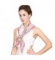 Silk Scarf Women- 100% Silk Pure Mulberry for Women Square Wrap 35''x35'' - Pink - CP17YC3WK8G
