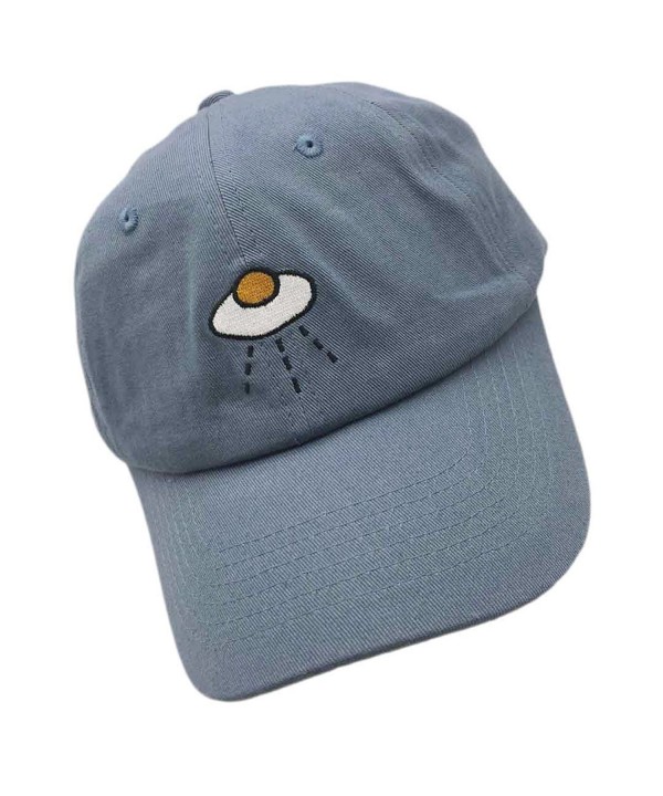SY Cool Baseball Cap UFO Embroidered Dad hats Adjustable Snapback Cotton Hat Unisex - Denim - CX187G3DDTQ