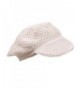 Crocheted Newsboy Hats 01 White in Men's Newsboy Caps