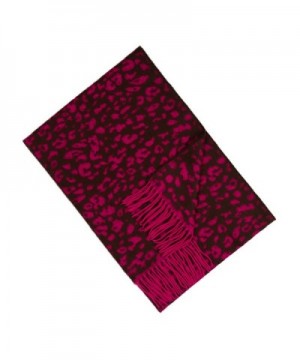 D&Y Classic Softer than Cashmere Feel Scarf Elegant Unisex Winter Scarf-20 Designs - Black and Pink Design - CT11O230DTB