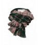 Aztec Blanket Scarf Women's Thick Knit Scarves Wraps Shawl ( Valentine's Day Promotion) - Greenblack Grid - CQ186DHQ8O2