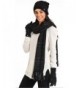 Aegean Apparel Women's Marshmallow Sparkle Winter Hat- Scarf & Gloves Gift Set - Onyx - CK122QQHB1N