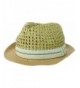 BCBGeneration Women's Color Block Crochet Fedora Hat - Zesty Green - CH11C3P13B7