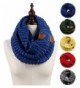 Stylesilove Button Two tone Knitted Colors in Fashion Scarves