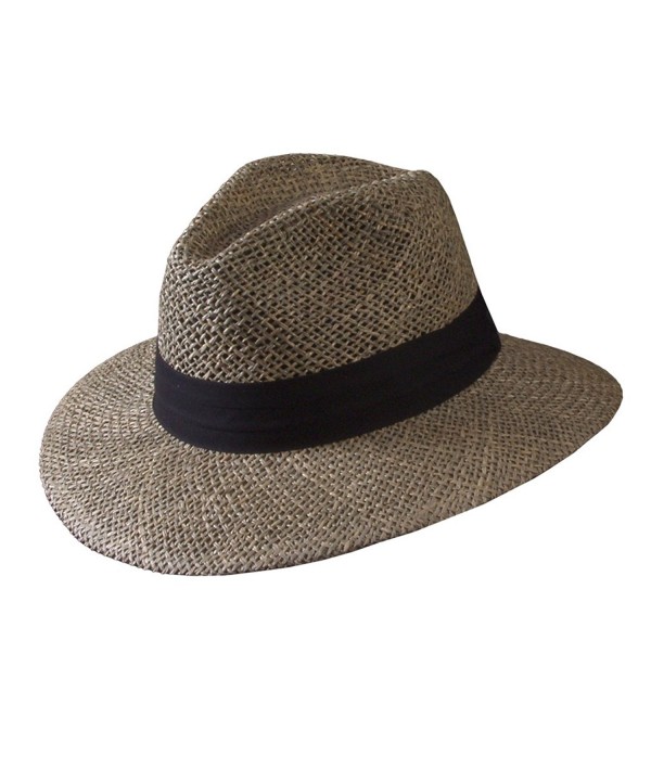 Seagrass Sun Hat by Turner Hat (Cabana Hat) - Straw - C511P6VDQY7