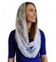 Infinity Scarf Mantilla - Catholic Chapel Veil - Made in USA of Imported Fabric - Ivory - CF12CRNDUM9