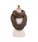 Premium Night Owl Infinity Loop Fashion Scarf - Different Colors Available - Taupe - C811I9ON477