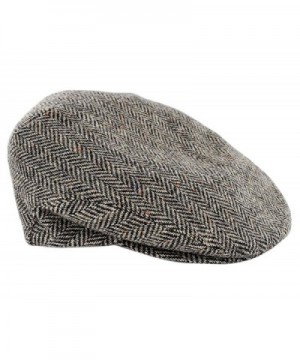 Mucros Weaver Trinity Tweed Flat Cap-Herringbone - CE12NTK2HZ3