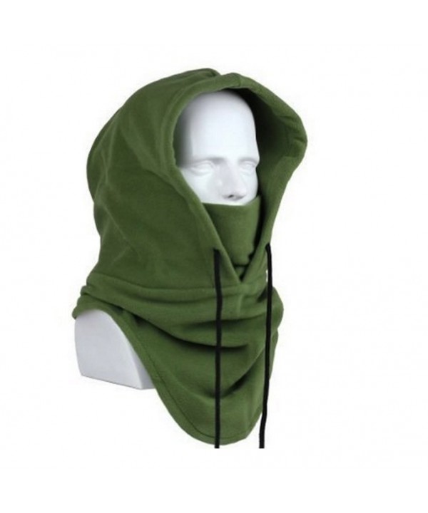 Dealzip Inc Heavyweight Balaclava Cycling Running Outdoor Workout Sports Mask Warm Hat - Army Green - CY11WE4ODQJ