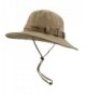 LETHMIK Fishing Sun Boonie Hat Summer UV Protection Cap Outdoor Hunting Hat - Khaki (Washed Cotton) - C517Z6DW4M5