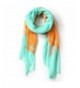 EUPHIE YING Soft Lightweight Scarves Fashion Gradient Color Shawl Wrap for Women - Green /Orange - C7189IUK7WL