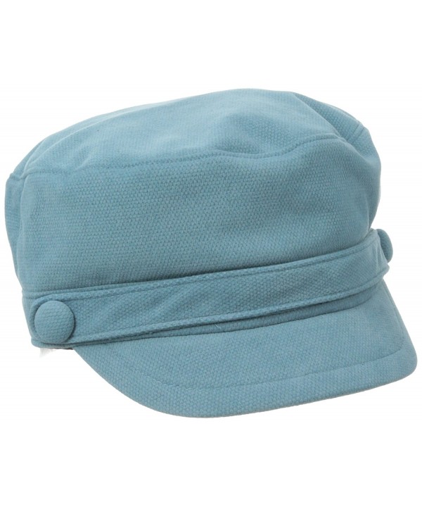 San Diego Hat Company Women's Sueded Corduroy Greek Fisherman Hat - Teal - CL11CZXIP9Z