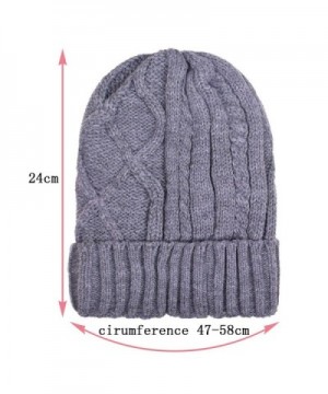 Cotton Skull Slouch Winter Beanie in Women's Skullies & Beanies