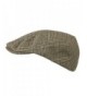 Mega Cap Khaki Plaid newsboy in Men's Newsboy Caps