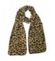Leopard Fleece 3 Piece Gloves Matching in Fashion Scarves