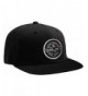 Koloa Surf Thruster Patch Logo Solid Snapback Hats - Black - C617YI0DR0K