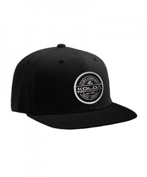 Koloa Thruster Patch Snapback Hat Black