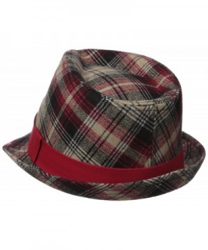 Henschel Blend Plaid Fedora Solid